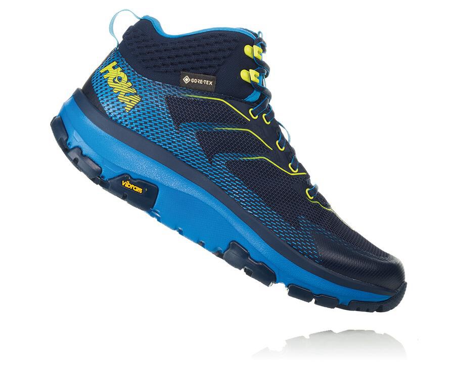 Chaussure Randonnée Hoka One One Toa Gore-Tex Homme - Bleu Marine - JQR-723415